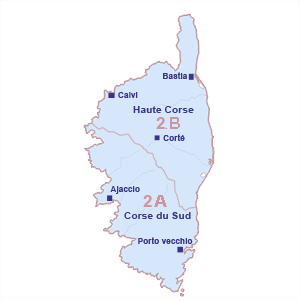 corse departement -
